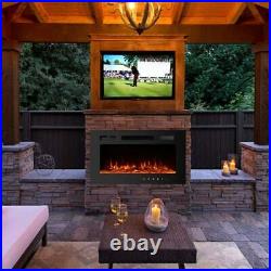 30 inch Electric Fireplace with Free Standing, Wall Mounted Fireplace Insert