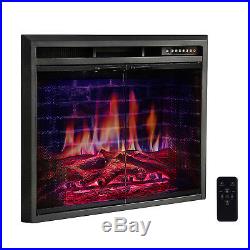 33 Electric Fireplace Insert, Traditional Electric Stove Heater 750W-1500W