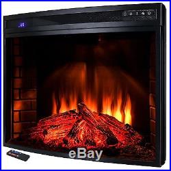 33 Insert Tempered Glass Adjustable 1400W Freestanding Electric Fireplace Stove