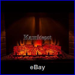 33 Insert Wood Flame FreeStanding Electric Firebox Fireplace with Remote control