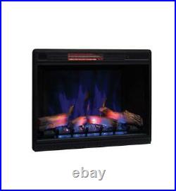 33 in. Ventless Infrared Electric Fireplace Insert with Safer Plug