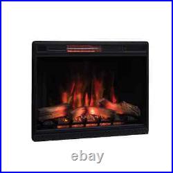 33 in. Ventless Infrared Electric Fireplace Insert with Safer Plug