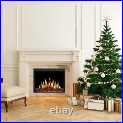 34Electric Fireplace Insert, 750With1500W, Remote Control, Log Color, from GA 31405