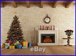 36 750With1500W, Embedded Fireplace Electric Insert Heater, Fire Crackler Sound