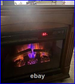 36 Electric Fireplace Insert, Freestanding & Recessed Electric Stove Heater