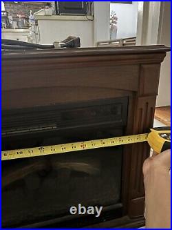 36 Electric Fireplace Insert, Freestanding & Recessed Electric Stove Heater