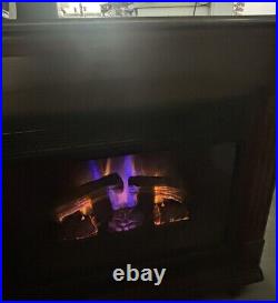 36 Electric Fireplace Insert, Freestanding & Recessed Electric Stove Heater