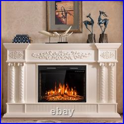 36 Electric Fireplace Insert Freestanding Stove Heater