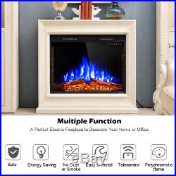 36 Electric Fireplace Insert Freestanding Stove Heater