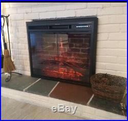 36 Electric Fireplace Insert Stove Heater Freestanding with Remote