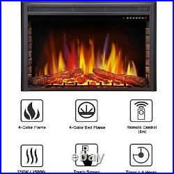 36 Electric Fireplace Insert, Touch Screen, Recessed Electric Heater, Georgia