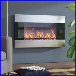36 Electric Fireplace Insert Wall Mounted Entertainment Adjustable W Remote Best