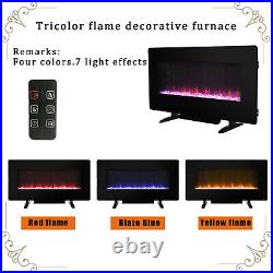 36 Electric Fireplace Recessed insert or Wall Mounted Standing Electric Heater
