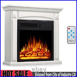 36'' Electric Fireplace with Mantel Package Freestanding Heater from CA 91745