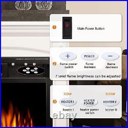 36'' Electric Fireplace with Mantel Package Freestanding Heater from CA 91745