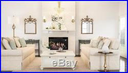 36 In Traditional Built In Electric Fireplace Insert Adjustable Flame Brightness