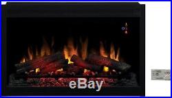 36 In. Traditional Built-in Electric Fireplace Insert 800 Sq Ft Living Room
