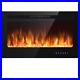 36 Inch Electric Fireplace Insert Wall Mounted with Timer