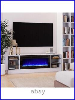 36-Inch Electric Fireplace Inserts and Wall Mounted Heater Remote Control