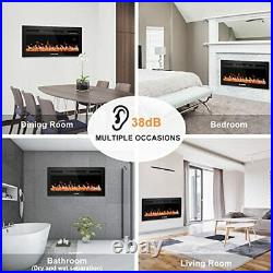 36 Inch Electric Fireplace Wall Mount, Electric Fireplace Insert with 36Inch