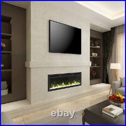 36 Inch Recessed Electric Fireplace1500W Fireplace Heater and Linear Fireplace