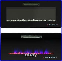 36 Wall Mounted Insert Electric Fireplace Heater with Remote Control 750With1500W