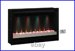 36 in. Contemporary Built-in Electric Fireplace Insert (Classic Flame)