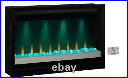 36 in. Contemporary Built-in Electric Fireplace Insert (Classic Flame)