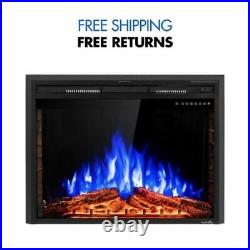36 in. Electric Fireplace Insert Freestanding Stove Heater by Boyel Living