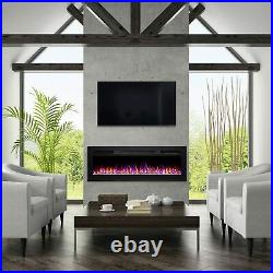 37 inches Electric Fireplace Insert and Wall Mounted Electric Fireplace Heater