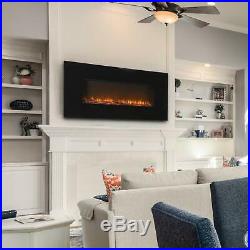 38 Large Embedded Electric Fireplace Insert Freestanding Heater withRemote