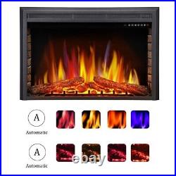 39 Electric Fireplace Insert, Recessed Electric Heater, Touch Screen, from CA