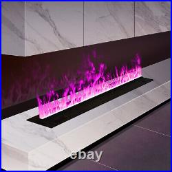 3D Water Vapor Fireplace with Remote, Electric Fireplace Inserts Multicolour