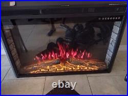 40 Inch Electric Fireplace Inserts, Wall Mounted Fireplace, Led Fireplace