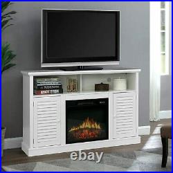 47Electric Fireplace Mantel TV Stand Media Console Heater Insert withRemote, 1400W