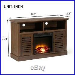 47 Electric Fireplace Insert Heater Wall Mounted with electric Fireplace 1500W