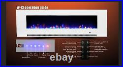 50 60 72 82 Inch Led Hd+ Panoramic Flames Insert Wall Mounted Electric Fire 2021