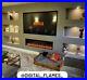 50 60 72 INCH LED HD+ PANORAMIC NEW THIN BORDER 2.5cm INSERT ELECTRIC FIRE NEW