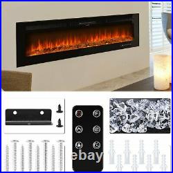 50 Electric Fireplace Recessed Insert or Wall Mounted Standing Electric Heater