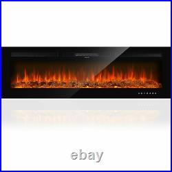 50 Electric Heater Fireplace Recessed / Wall Mounted Insert with Remote Control