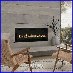 50 Recessed Electric Fireplace Insert Wall Mounted Fireplace Heater
