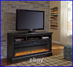 57 Electric Fireplace Insert with LED, 6 Temperatures, Multi Flames & Overheati
