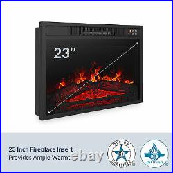 66 Bookshelves Console With 23 Insert Electric Fireplace CSA Certified, 3 Colors