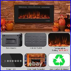 72'' Electric Fireplace Heater, Electric Fireplace Inserts with Adjustable Multi