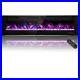 72 Ultra-Thin Electric Fireplace Wall-Mounted & Recessed Fireplace Heater