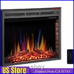 750W-1500W Electric Fireplace 36, Touch Screen, Remote Control, Timer, CA1