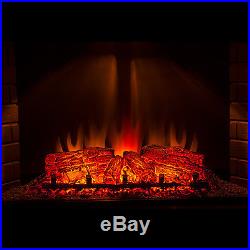 AKDY Freestanding 3D Logs Flame Electric Fireplace Insert
