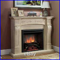 A 26 to 33 Inch Western Electric Fireplace Insert With Remote Control, 750/1500W