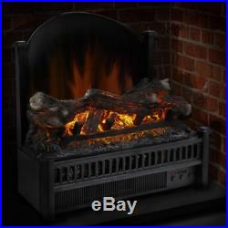 Adjustable Flame 23 in. Electric Led Fireplace Insert with Heater, Remote Control