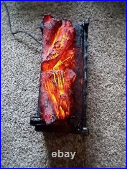 Ainfox 1500W Insert Log Set Fireplace Heater with Realistic Flame Ember Bed, Remo